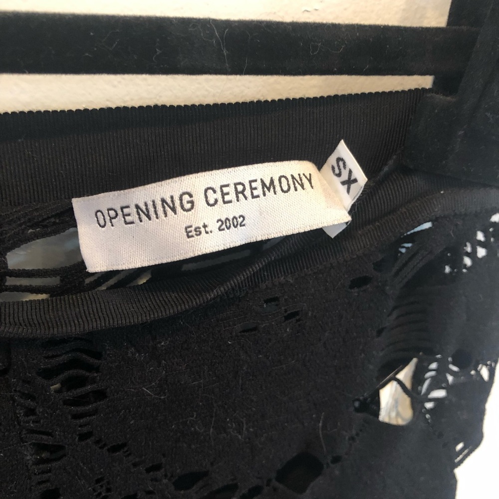 Opening Ceremony Floral Lace Leggings